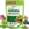 Easinloty 18 in 1 Moringa Powder with Supergreens, 10:1 extract ratio with probiotics and adaptogens