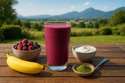 Moringa Berry Blast Smoothie