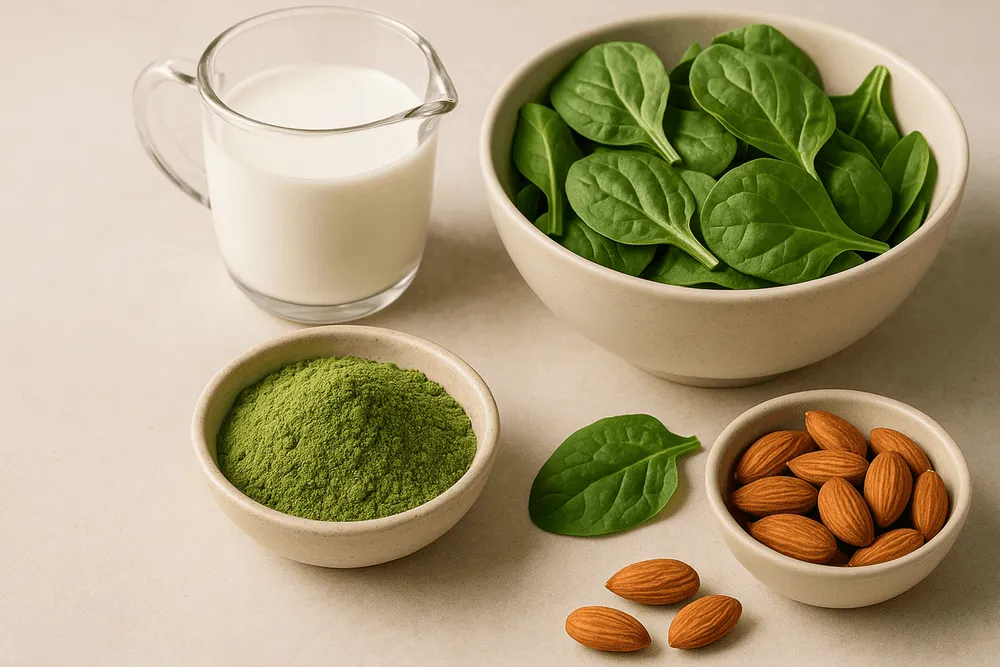 Moringa powder provides concentrated minerals compared to common food sources