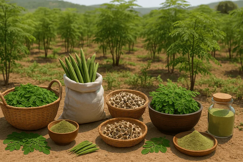 Moringa cultivation across different cultural contexts showing global reach