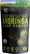 Supreme Herbals Raw and Pure Moringa Leaf Powder, USDA Organic, Non-GMO, gluten-free moringa powder