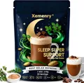Xemenry Moringa Hot Cocoa Sleep Aid, melatonin-free moringa cocoa blend for relaxation and sleep support